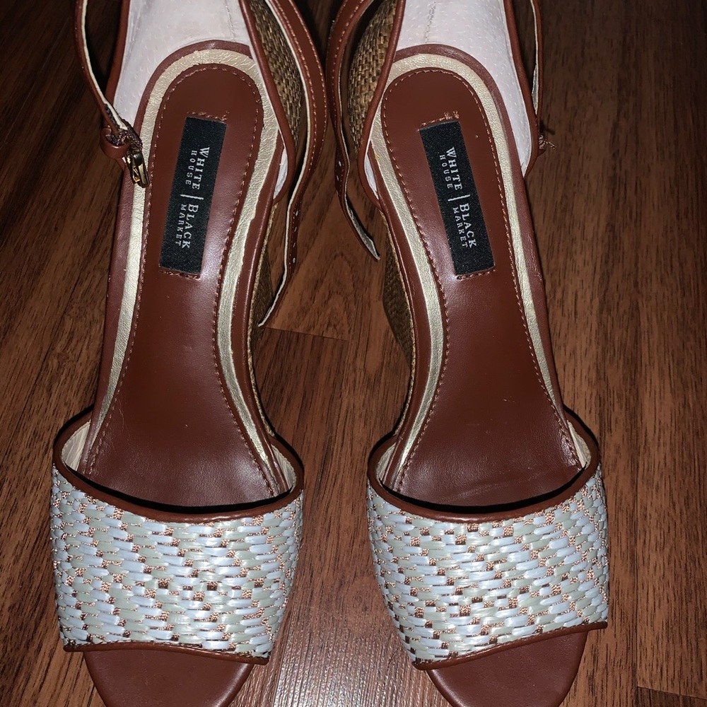 WHITE HOUSE BLACK MARKET WEDGES